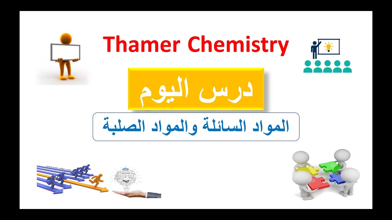 شرح كيمياء 2 درس المواد السائلة والمواد الصلبة لعام 1444