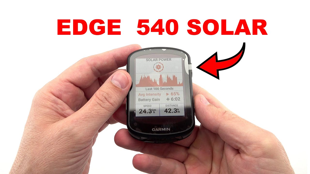 Garmin Edge 540 Solar Unboxing