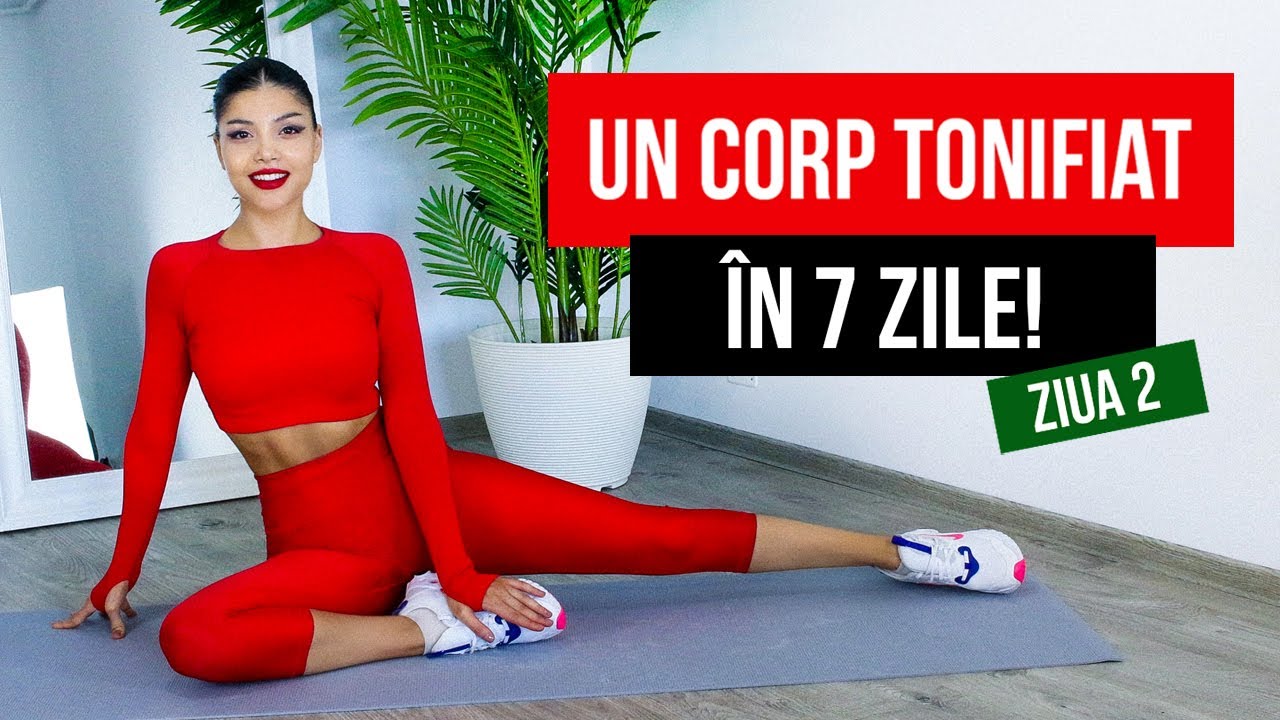 UN CORP TONIFIAT IN 7 ZILE/ ZIUA 2/ ANTRENAMENT ACASA [HD]