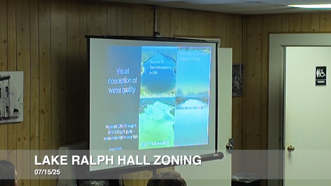 Lake Ralph Hall Zoning Meeting 07/15/25