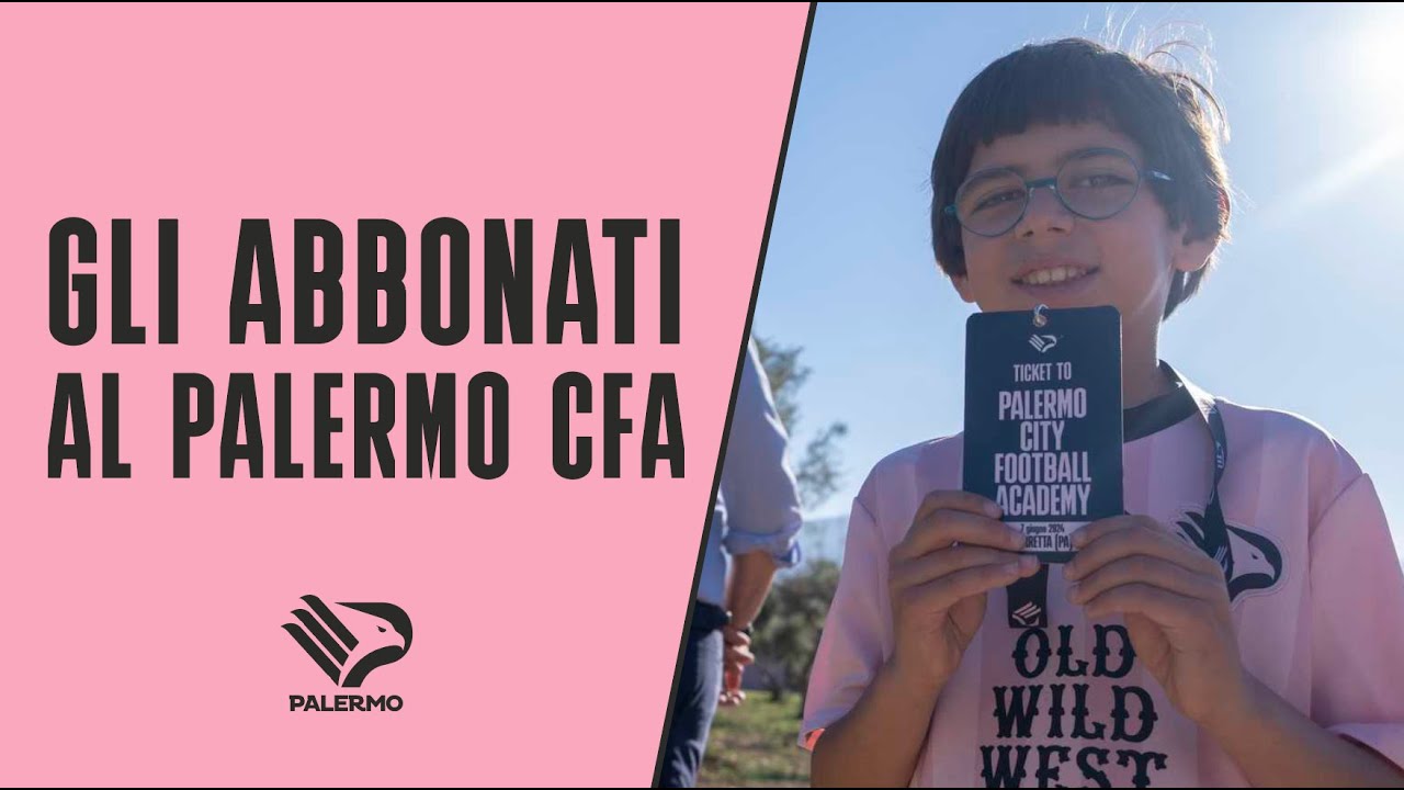 TICKET TO PALERMO CFA 🤩 Gli abbonati visitano il centro sportivo per la prima volta!