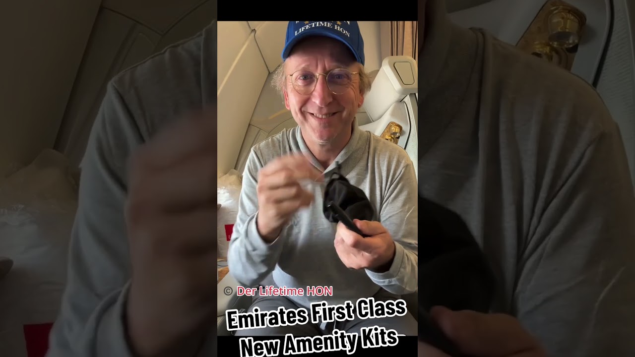 ✅ Emirates First Class Neue Geschenke (Amenity Kit) Der Lifetime HON #lifetimehon #emirates