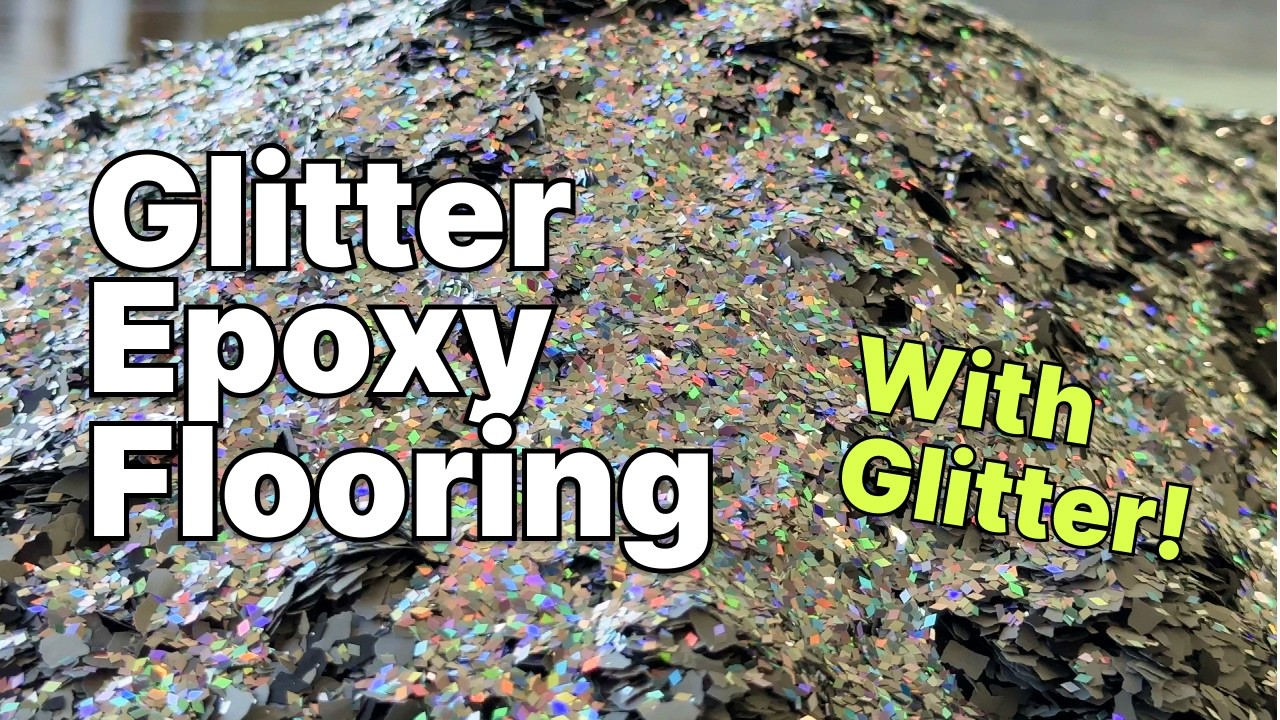 Custom Epoxy Flooring with Glitter!