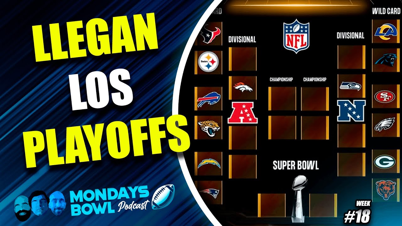 MONDAYS BOWL - WEEK 18 DE NFL - PLAYOFFS CON STEELERS SIN RAVENS. FAVORITOS Y PEDRADAS.