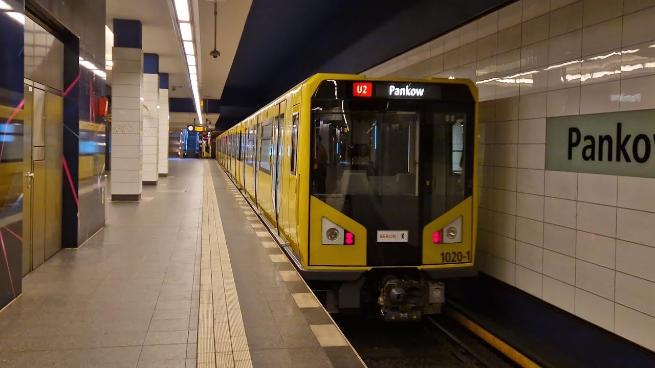 U-Bahn Berlin | Mitfahrt in der U2 von Theodor-Heuss-Platz bis Pankow im HK06 1020-4