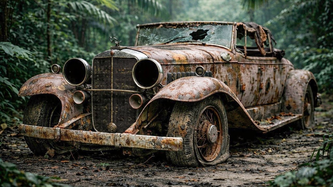 Oddly Satisfying | We Rescued Extremely RARE 1930s Cadillac V16 ROADSTER | ASMR Abandoned Car Worksh