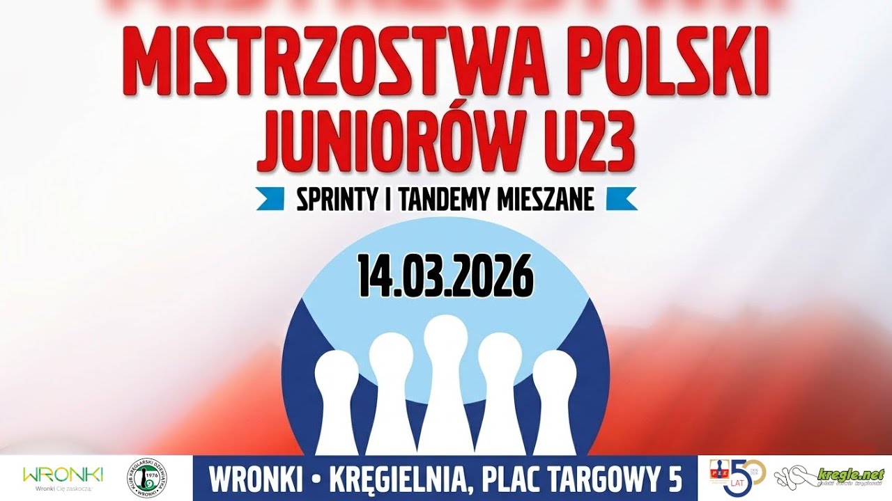 Mistrzostwa Polski Junior&oacute;w U23 | Sprinty i Tandemy Mieszane | 14.03.2026