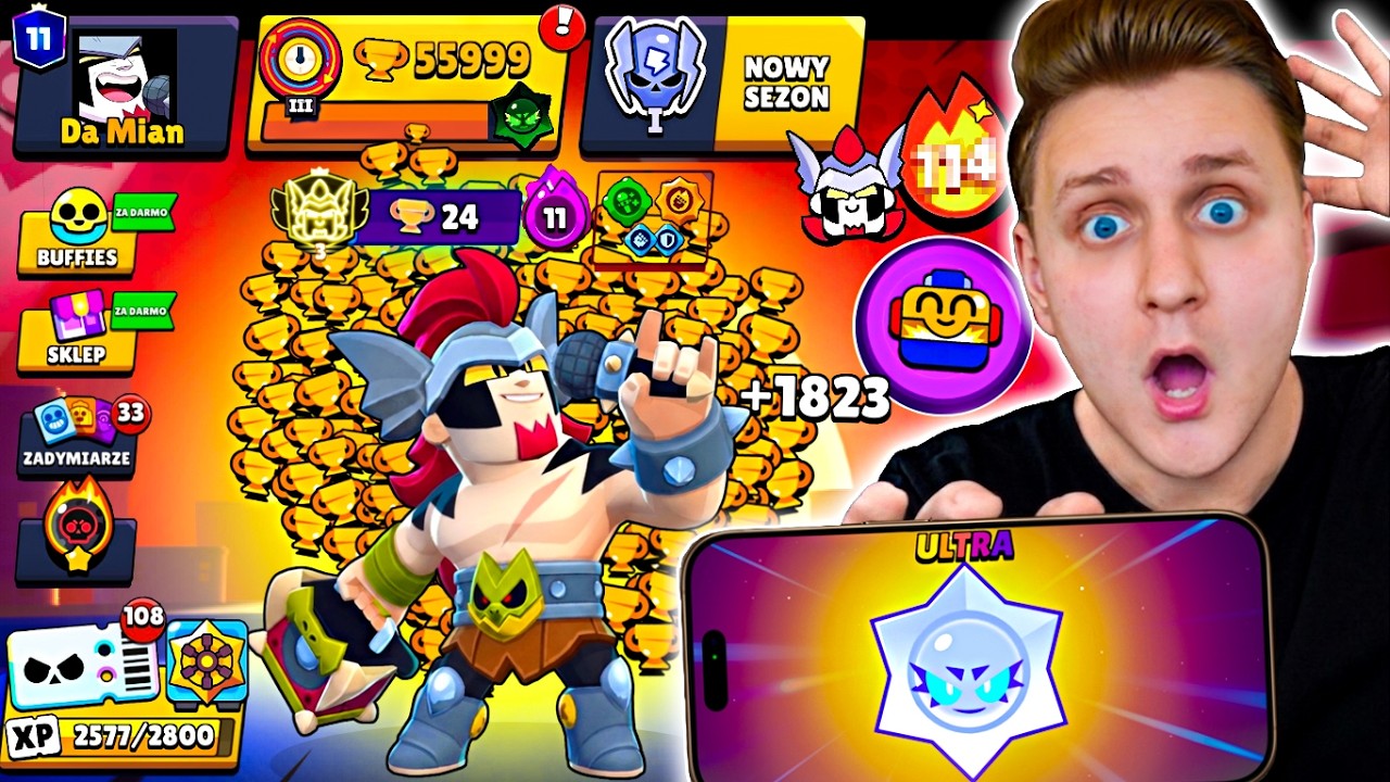 🏆WBIJAM 56 000 PUCHARK&Oacute;W w DRODZE PO PRESTIŻ 3 na DAMIANIE i stało się TO!😱  *ULTRA CHAOS DROP!*