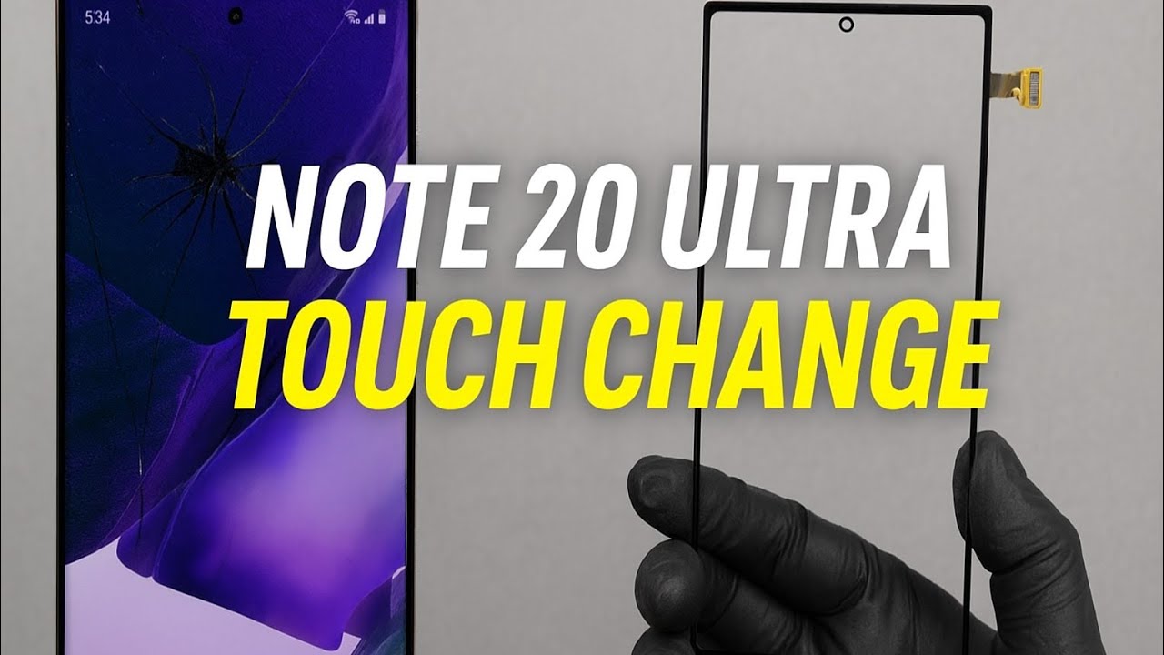 Samsung Note 20 Ultra Broken Glass Replacement | OCA Laminating Full Step by Step