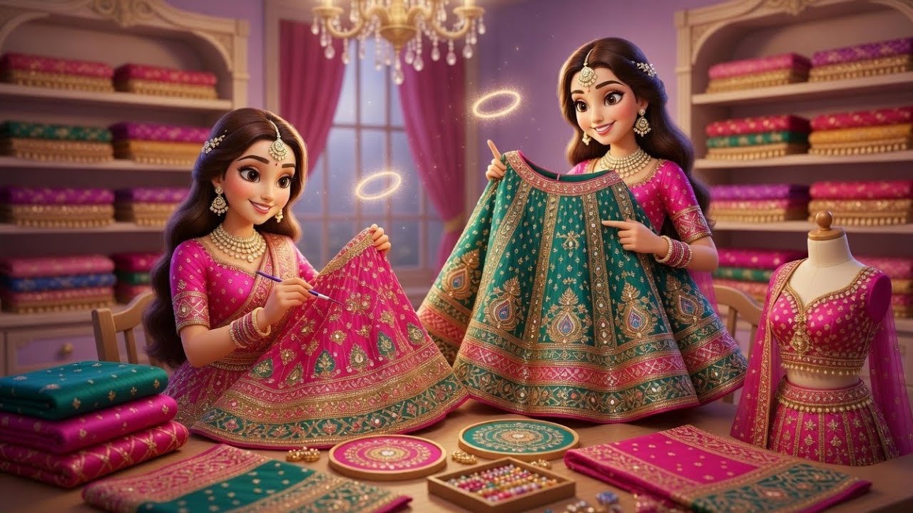 Fashion Fairytale 🦋🌸 | Fairy Princess Dresses & Magical Creations | Fairy Tales in Hindi 