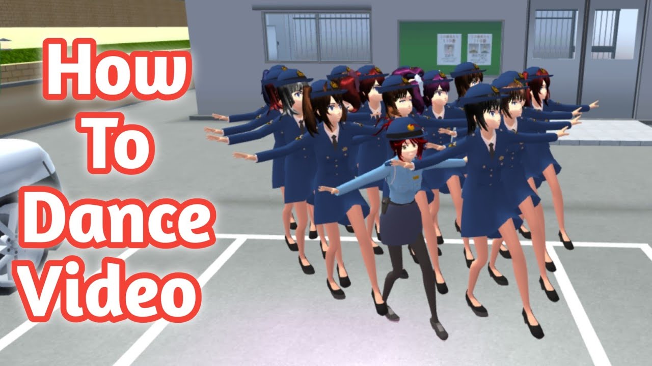 How To All Woman Police Dance 🤔🫵 || Sakura School Simulator Gameplay || Malik Asif Gamer 