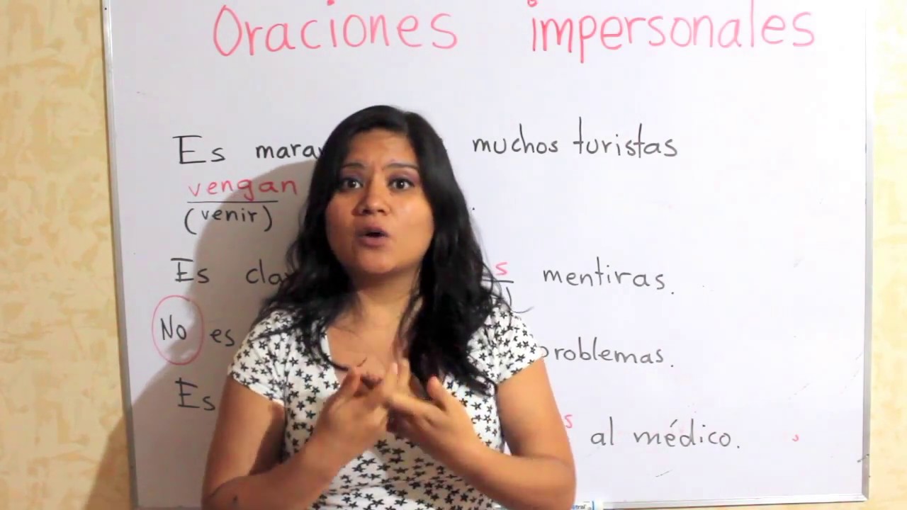 ORACIONES IMPERSONALES + SUBJUNTIVO. Valoración: Es triste que haya niños de la calle.