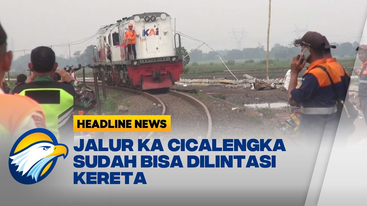 Pasca Laka Kereta, Jalur KA Cicalengka Sudah Bisa Dilewati