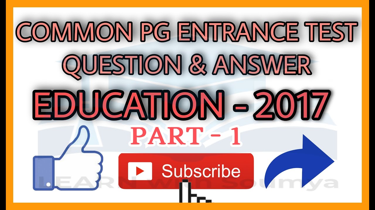 REVENSHA PG EDUCATION QUESTION ANSWER 2017 || EDUCATION PG QUESTION ANSWER || LEARN WITH SOUMYA ||