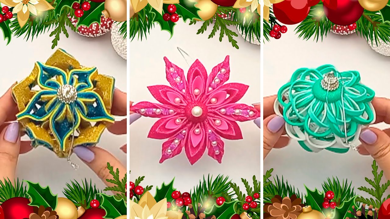 3 Christmas Decorations Ideas 🎅 Christmas Diy Craft ideas 🎄 Christmas Tree Ornaments
