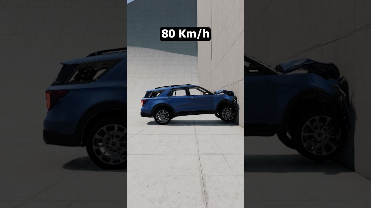 Ford Explorer Crash Test - BeamNG.Drive #beamngdrive