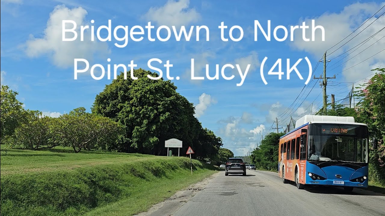 Driving in Barbados - Bridgetown to North Point, St. Lucy (4K)