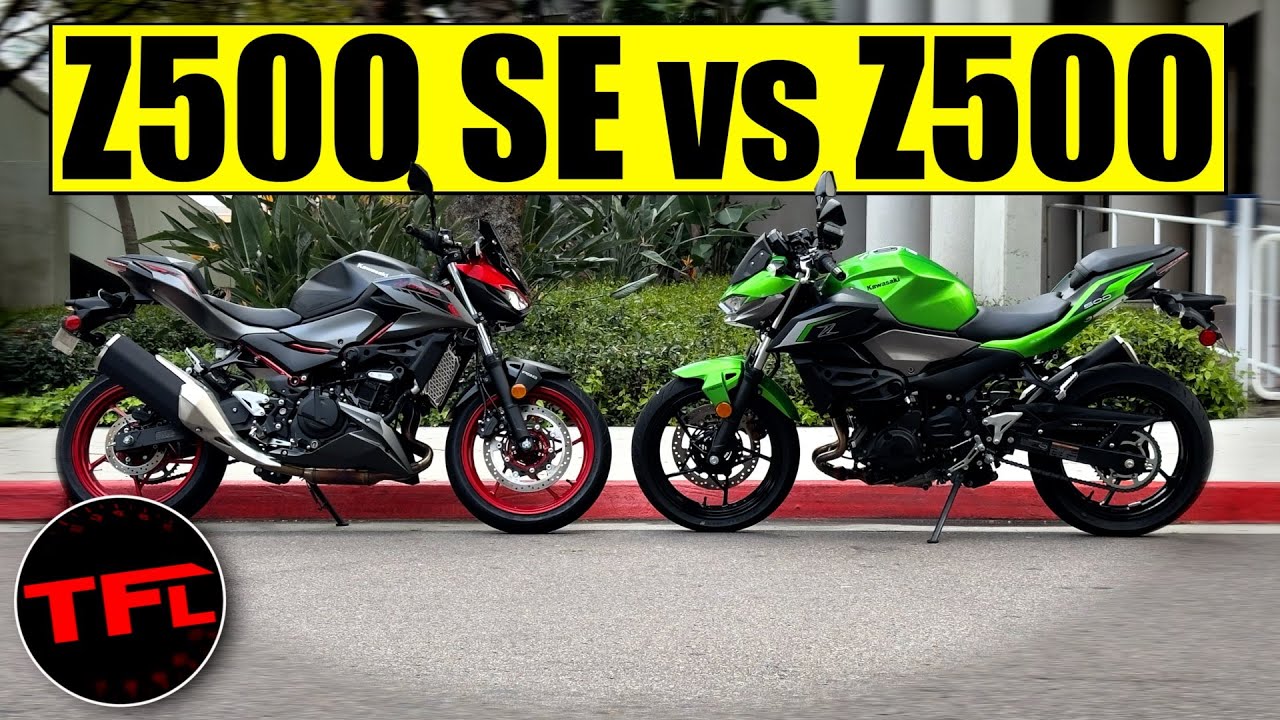 Kawasaki Z500 2024 года против Z500 SE: что выбрать?