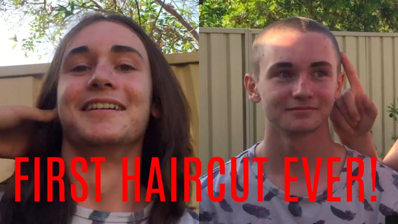 15 YEAR OLD GETS FIRST HAIRCUT EVER! (SHAVED BALD)