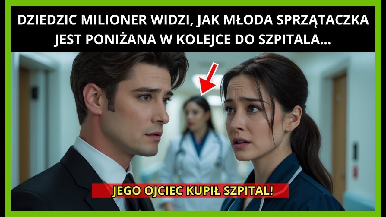 MILIONOWY DZIEDZIC WIDZI MŁODĄ SŁUŻĄCĄ UPADLANĄ W KOLEJCE DO SZPITALA, KTÓRY NALEŻY DO JEGO OJCA...