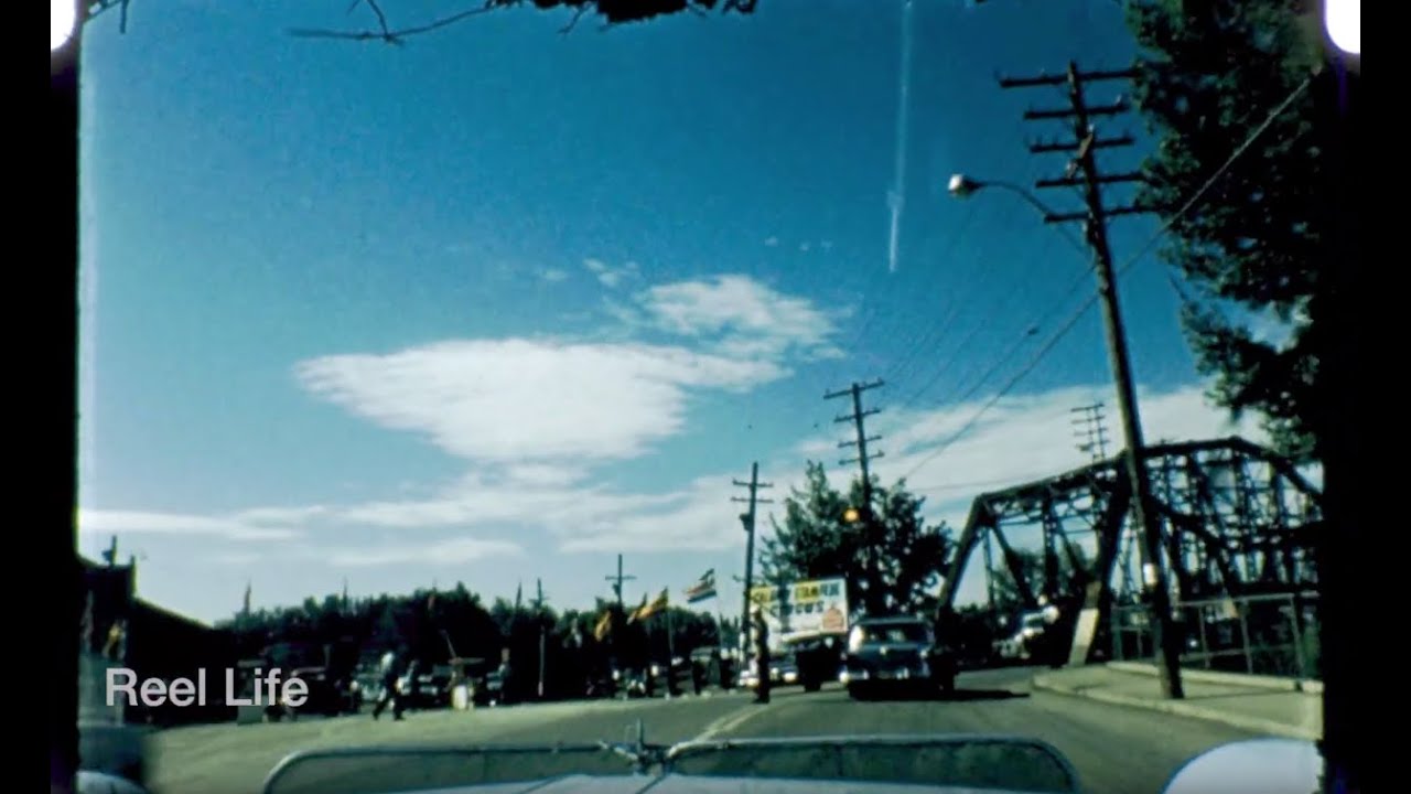1958 A drive in Calgary, Frank Slide, Blairmore and Crowsnest highway