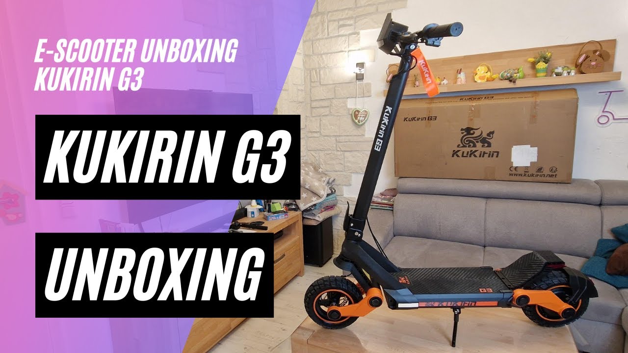 🛴 KuKirin G3 🎁 Unboxing (52V, 18AH, 1200W)