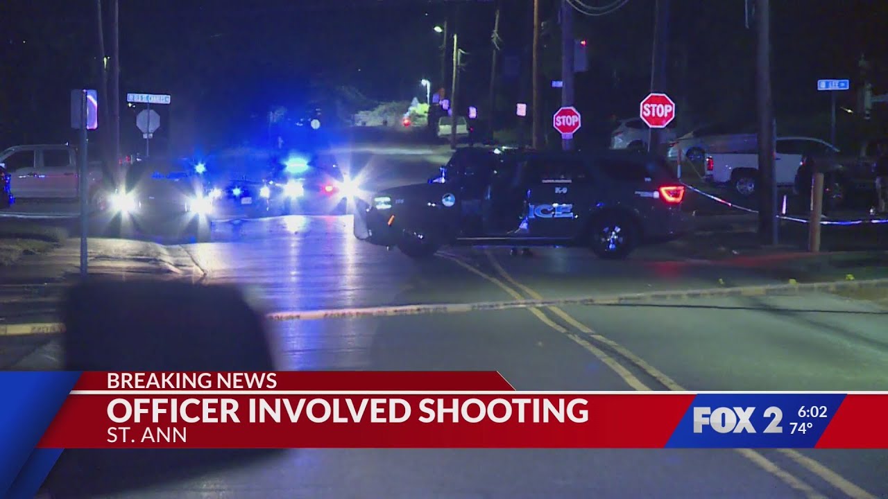 Two injured, suspect shot by officer in St. Ann Saturday night