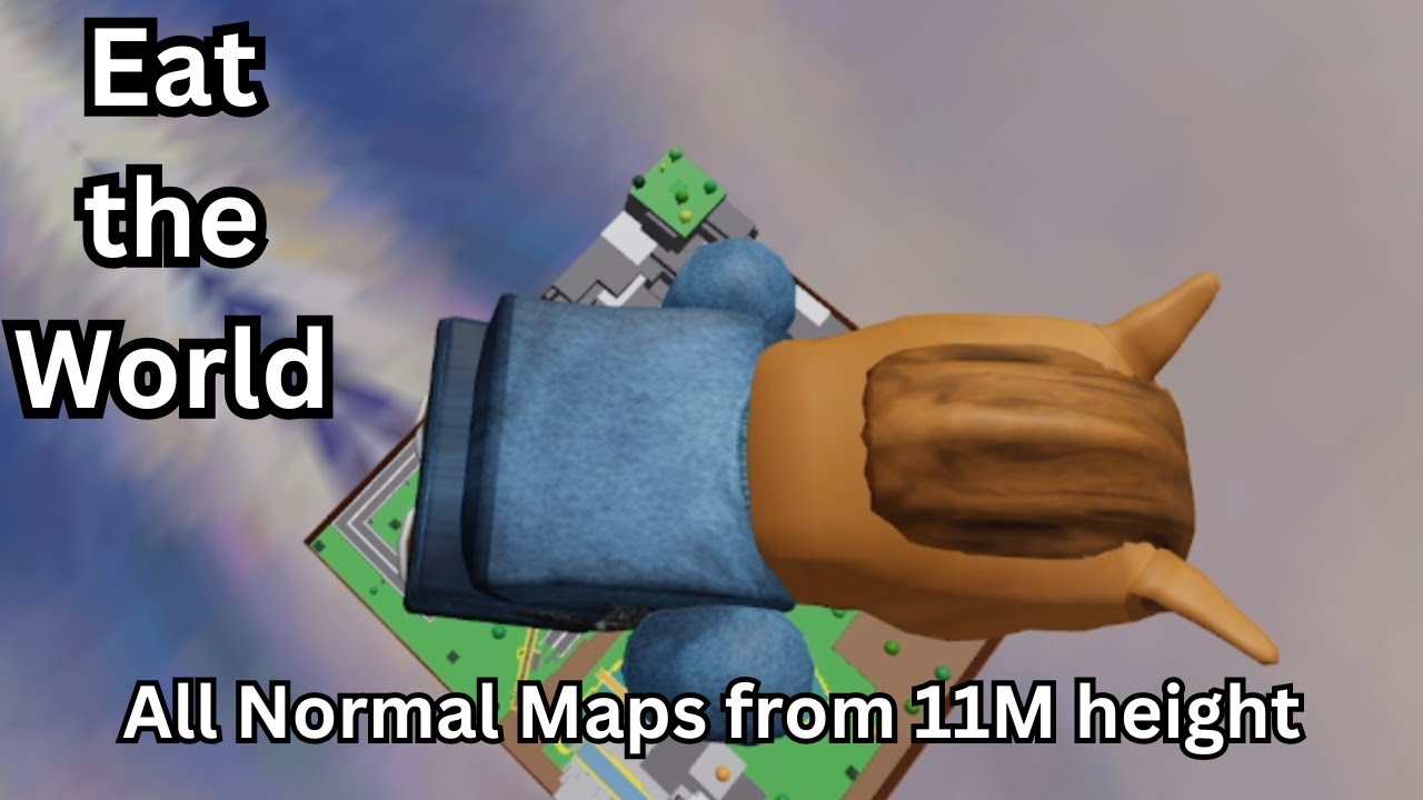 All Normal Maps shown from an 11M size height in Eat the World