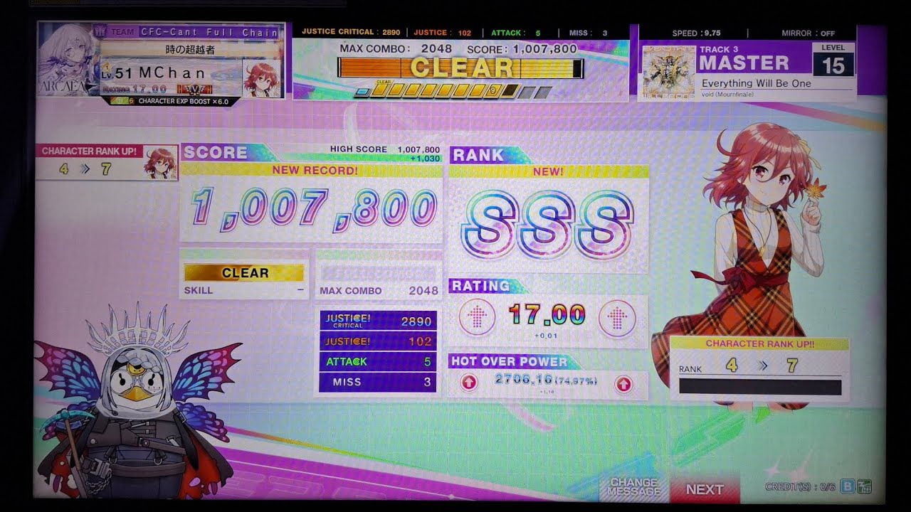 Linked Verse: STAR | Everything Will Be One [Master 15] Rank SSS!!! (1007800, 102-5-3)