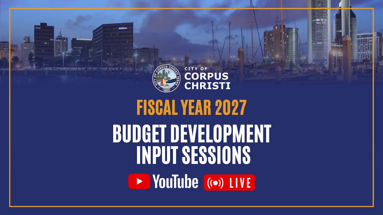 Miasto Corpus Christi | Sesja konsultacyjna dotycząca budżetu na rok obrotowy 2027 &ndash; 8 lipca 2026 r.