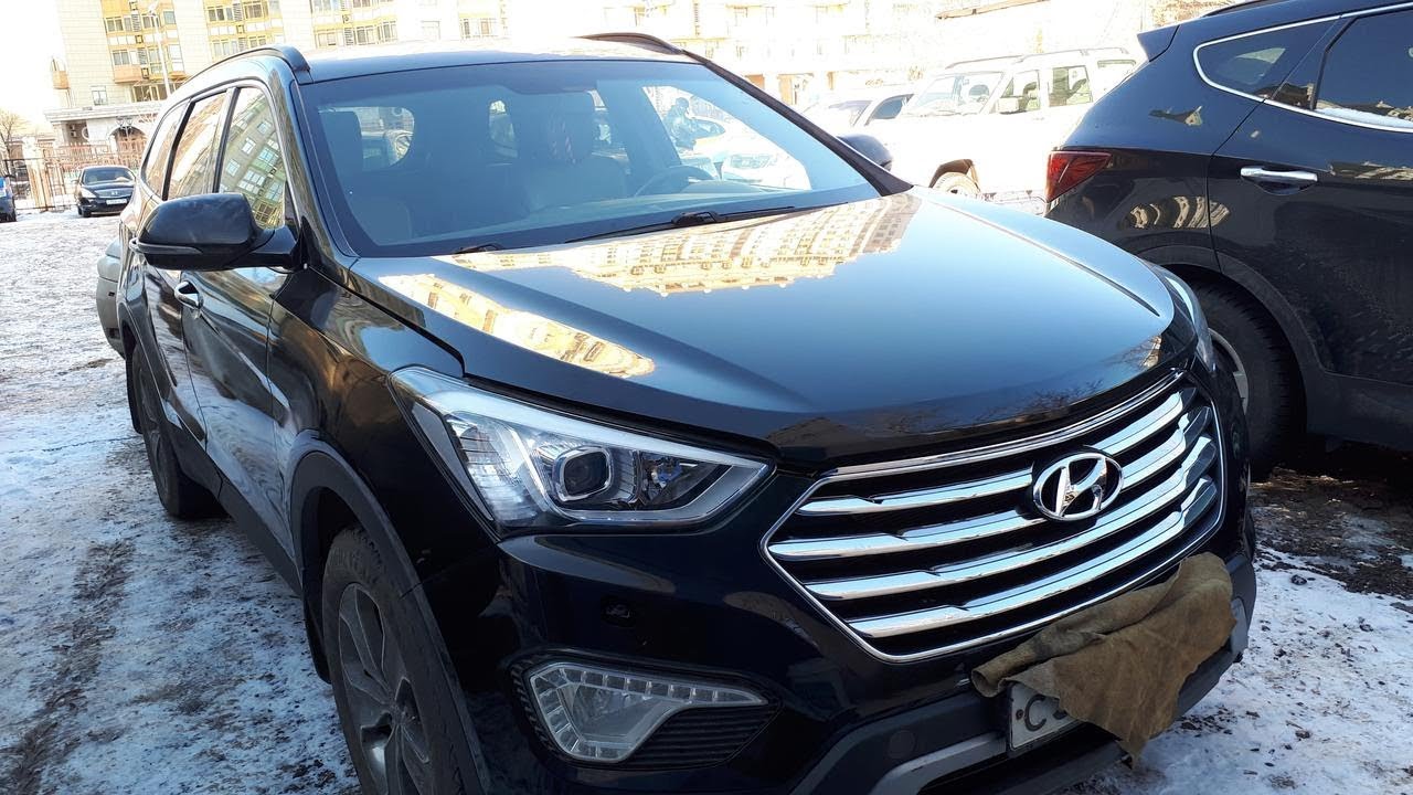 Hyundai Santa Fe. Перетяжка салона. Экокожа. Часть 1.  Interior banner. Faux leather. Part 1.