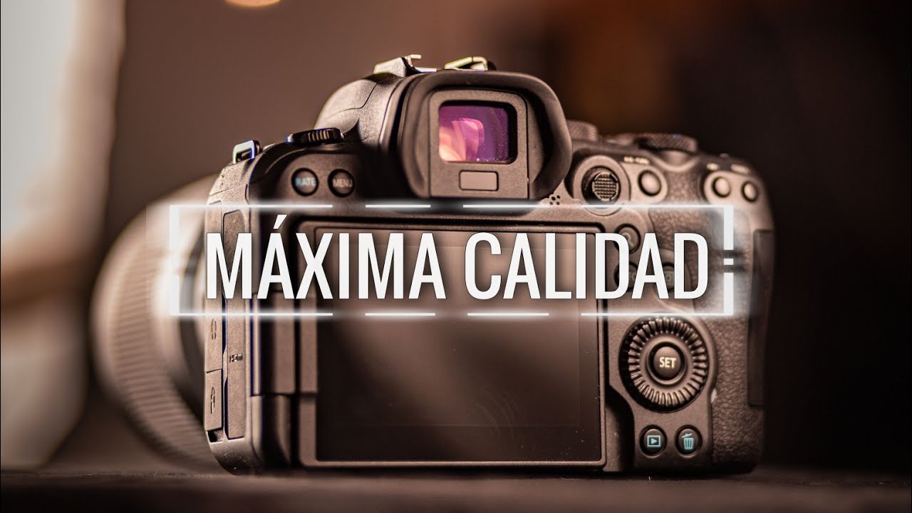 CANON EOS R6, GUÍA de CONFIGURACIÓN para FOTOGRAFÍA y VÍDEO