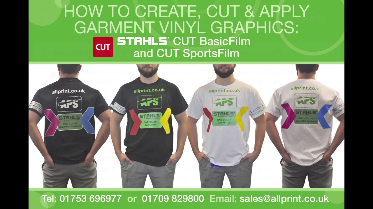 How to apply garment decoration films: Stahls 