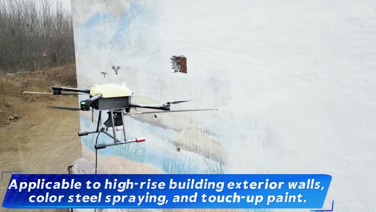 JTC10 facade painting drone roof painting drone