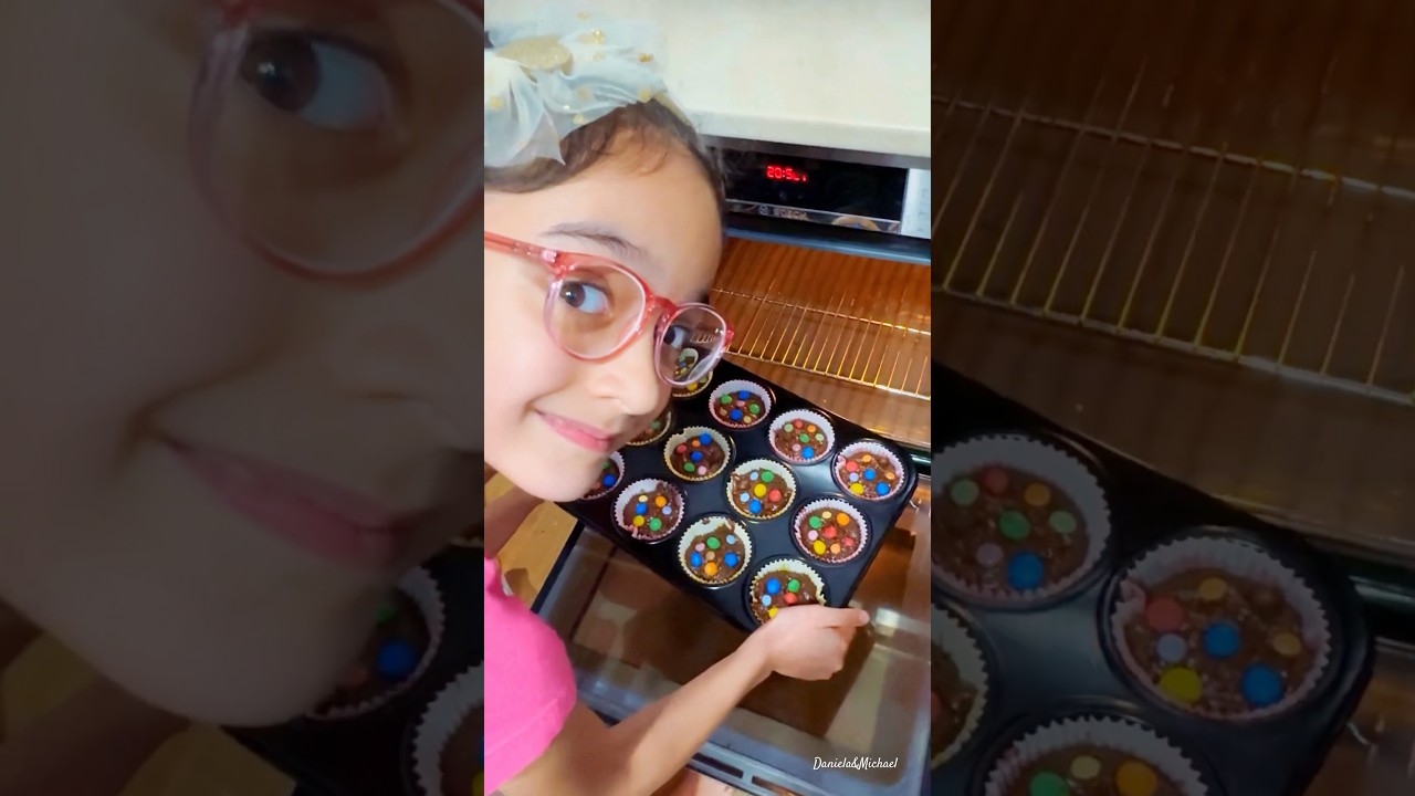 Children make delicious brioche with M&Ms candies #recipe #viralvideo #shorts #cooking #food #viral