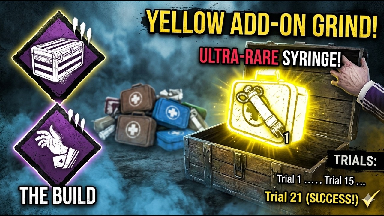 Opening chests until I find a yellow add-on and bring it home (did I fail?) DBD