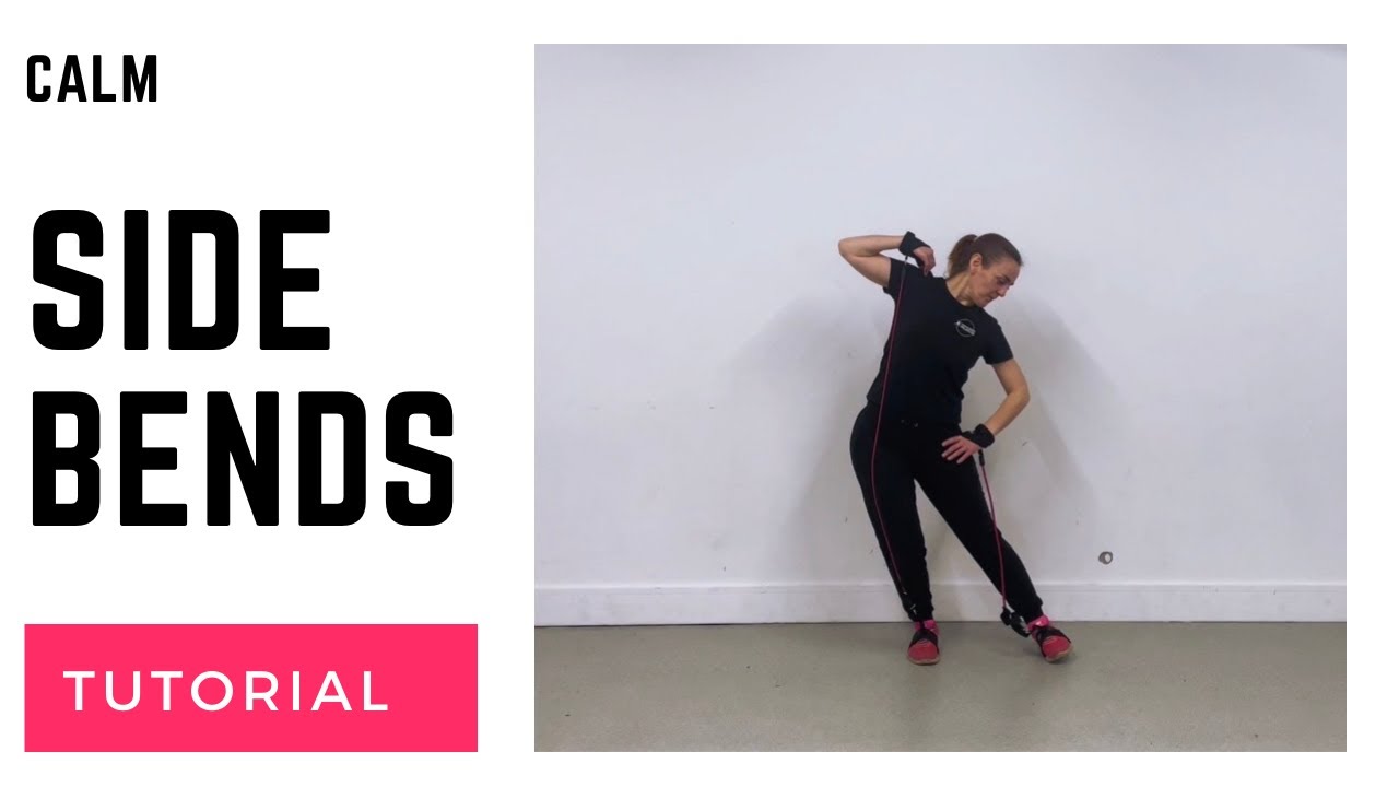 Resistance Pilatchi Calm - Side Bends. Tai Chi Pilates and Rehab inspired resistance band exercises 
