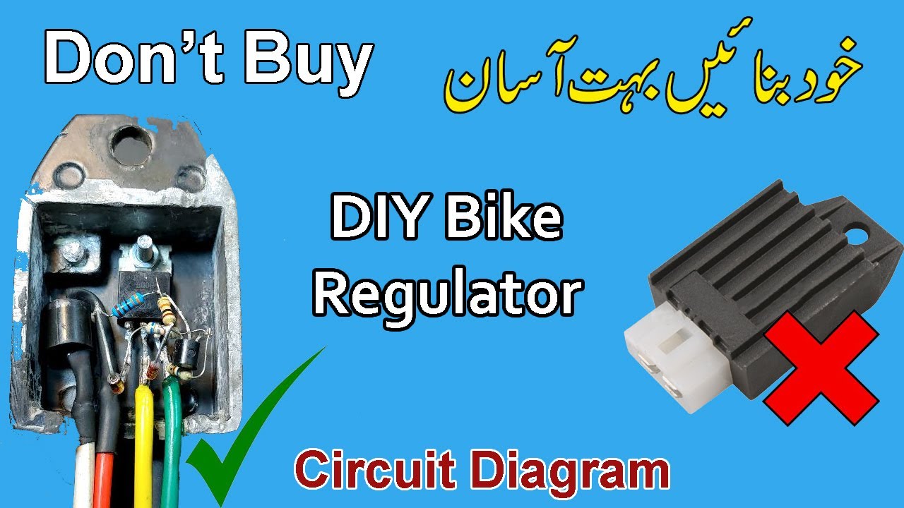DIY Motorcycle Voltage Regulator | How to Build a Simple Regulator for Battery Charging #motorcycle