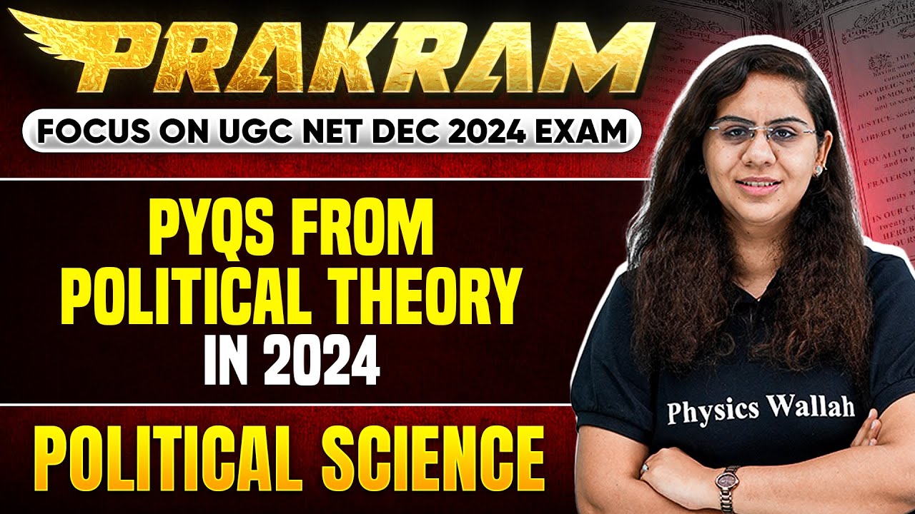 PYQs from Political Theory | Paper 2 | UGC NET/JRF Political Science 2024 | Chandni Mam