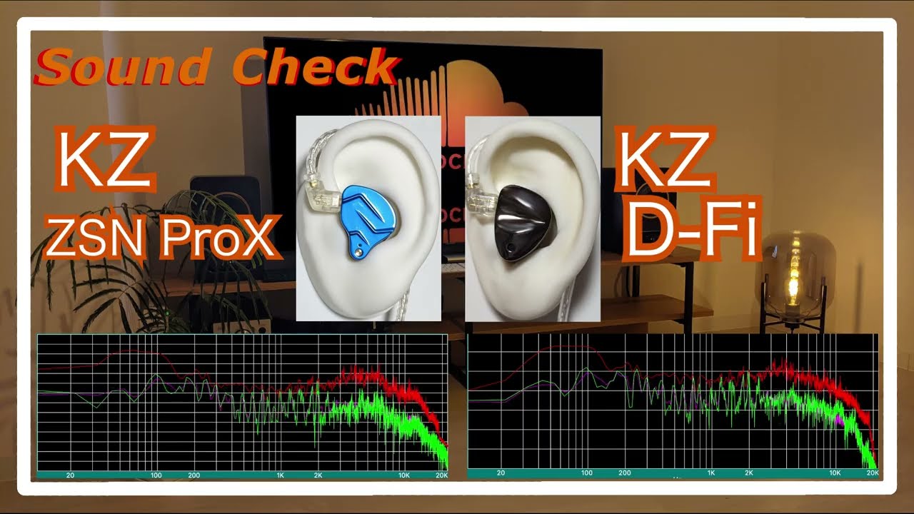 KZ ZSN ProX vs KZ D-Fi [IEMs Chinese In-Ear Sound Comparison 中華イヤホン音比較]