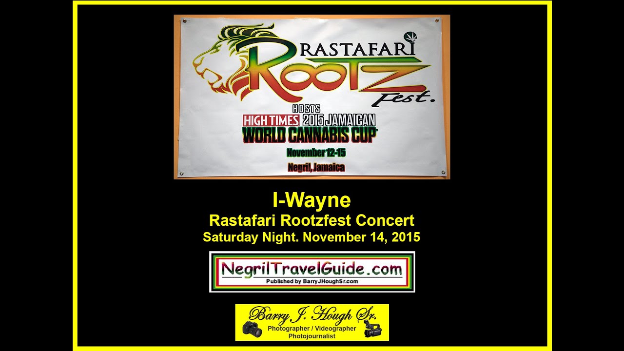 I-Wayne @ Rastafari Rootzfest 2015 Saturday Night Concert, Negril