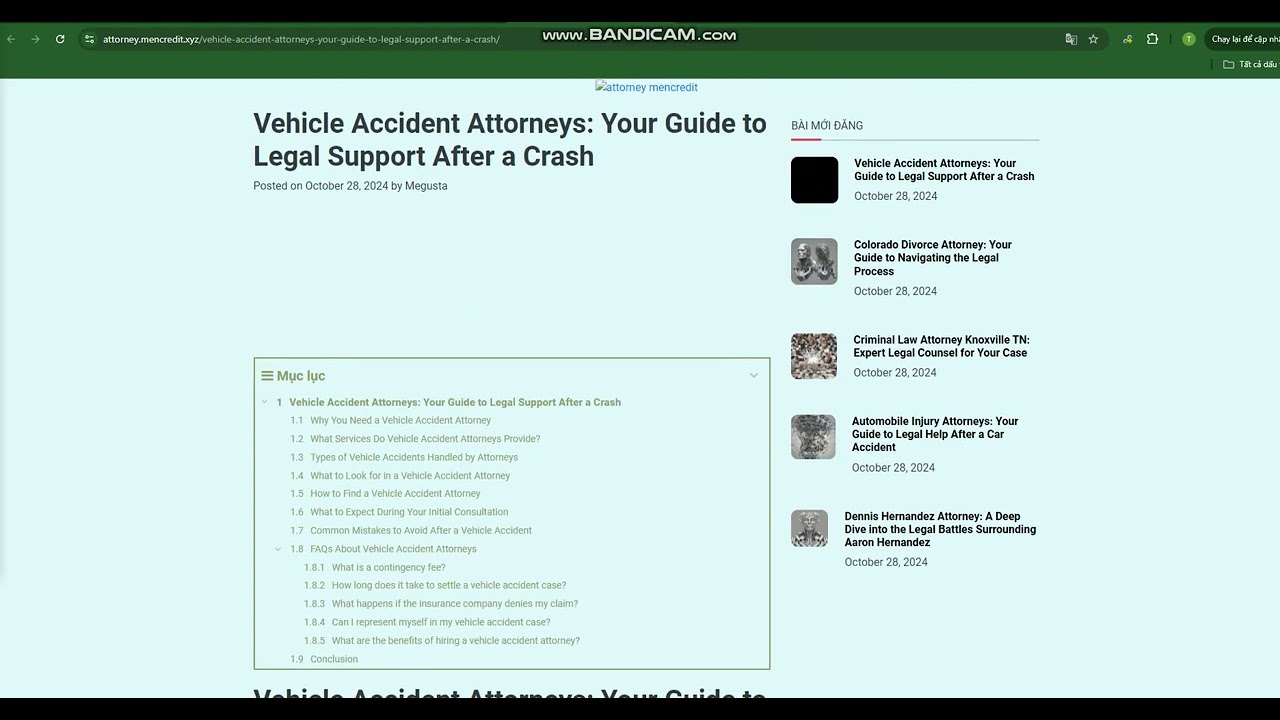 Vehicle Accident Attorneys: Your Guide to Legal Support After a Crash
