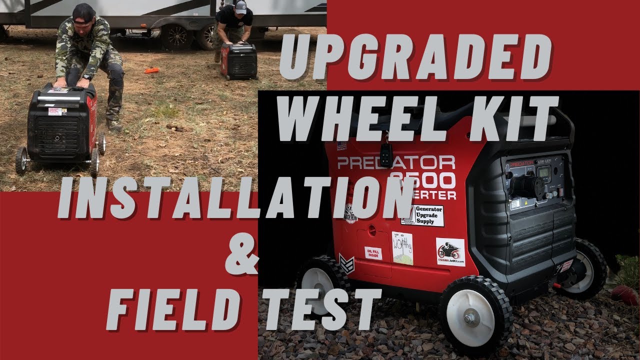 Predator 3500 Upgraded Wheel Kit Installation and Field Test!