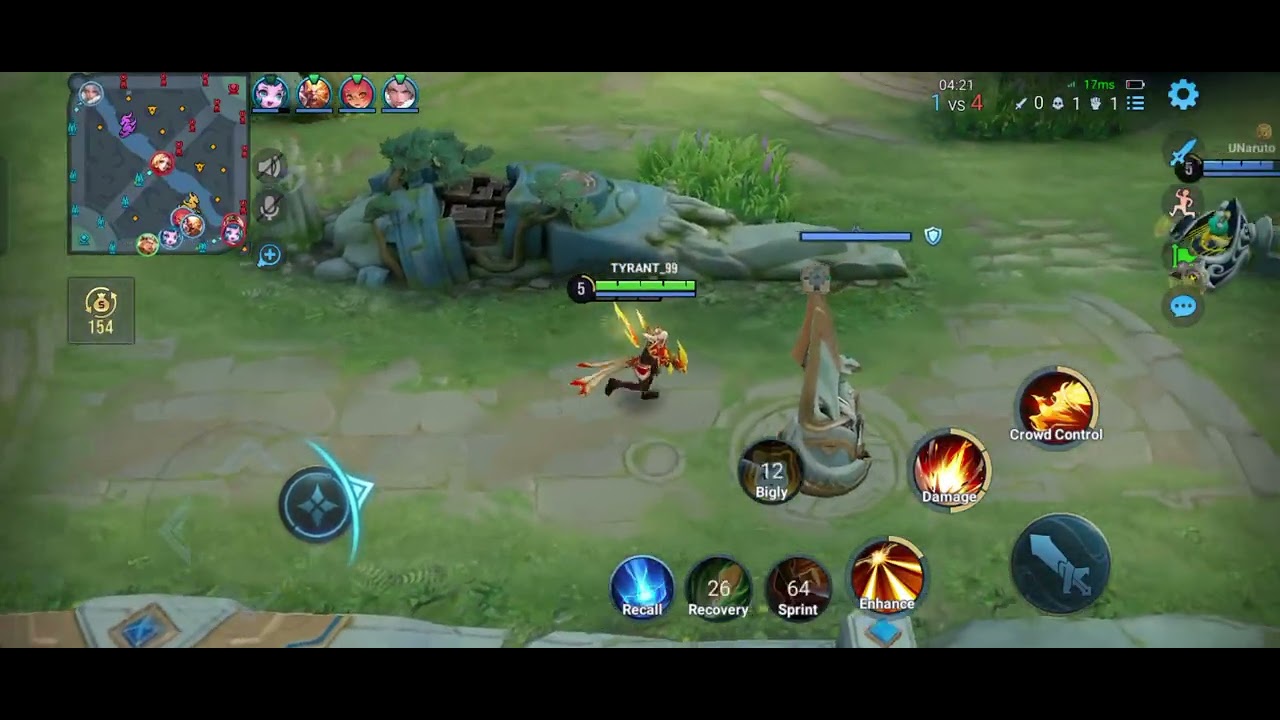 HOK .. HONOUR OF KING 👑 How to win a lose match of a HOK...😎