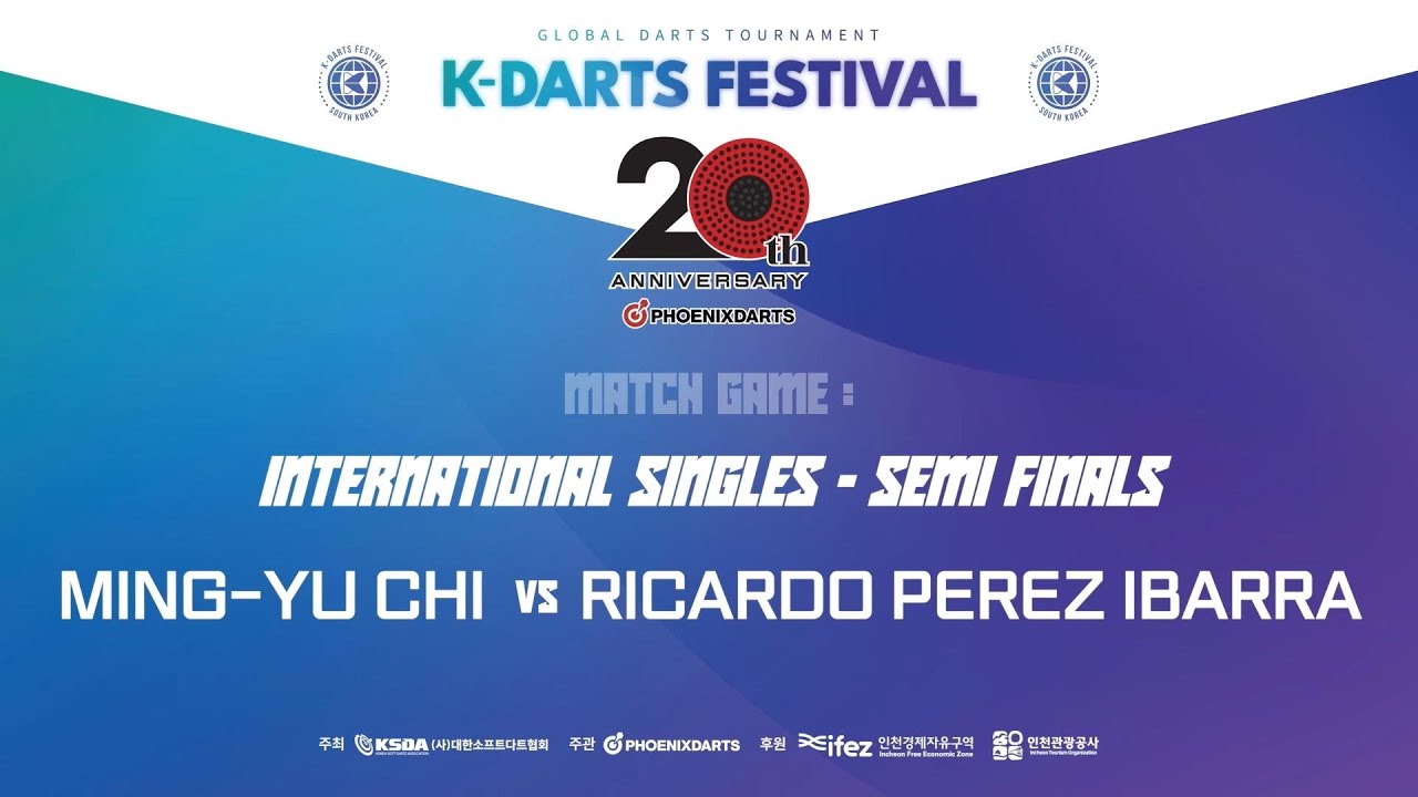 2025 K DARTS FESTIVAL International Singles Semi Finals MING YU CHI vs RICARDO