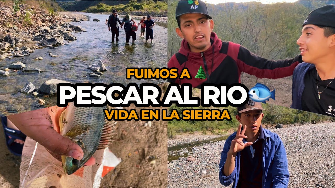 DE PESCA POR EL RIO🌲AQUÍ SI HUBO MOJARRAS!!!😂🐟