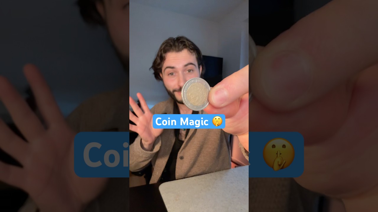 M&uuml;nze verchwindet einfach vor ihren Augen 🤯 (Tutorial)