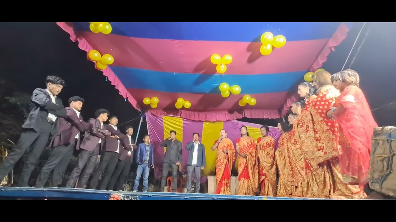 Nach program/बंदना/श्री कृष्ण हरे मुरारी #vivektharusithi Vivek Kumar #वायरल #viralvideochallenge 