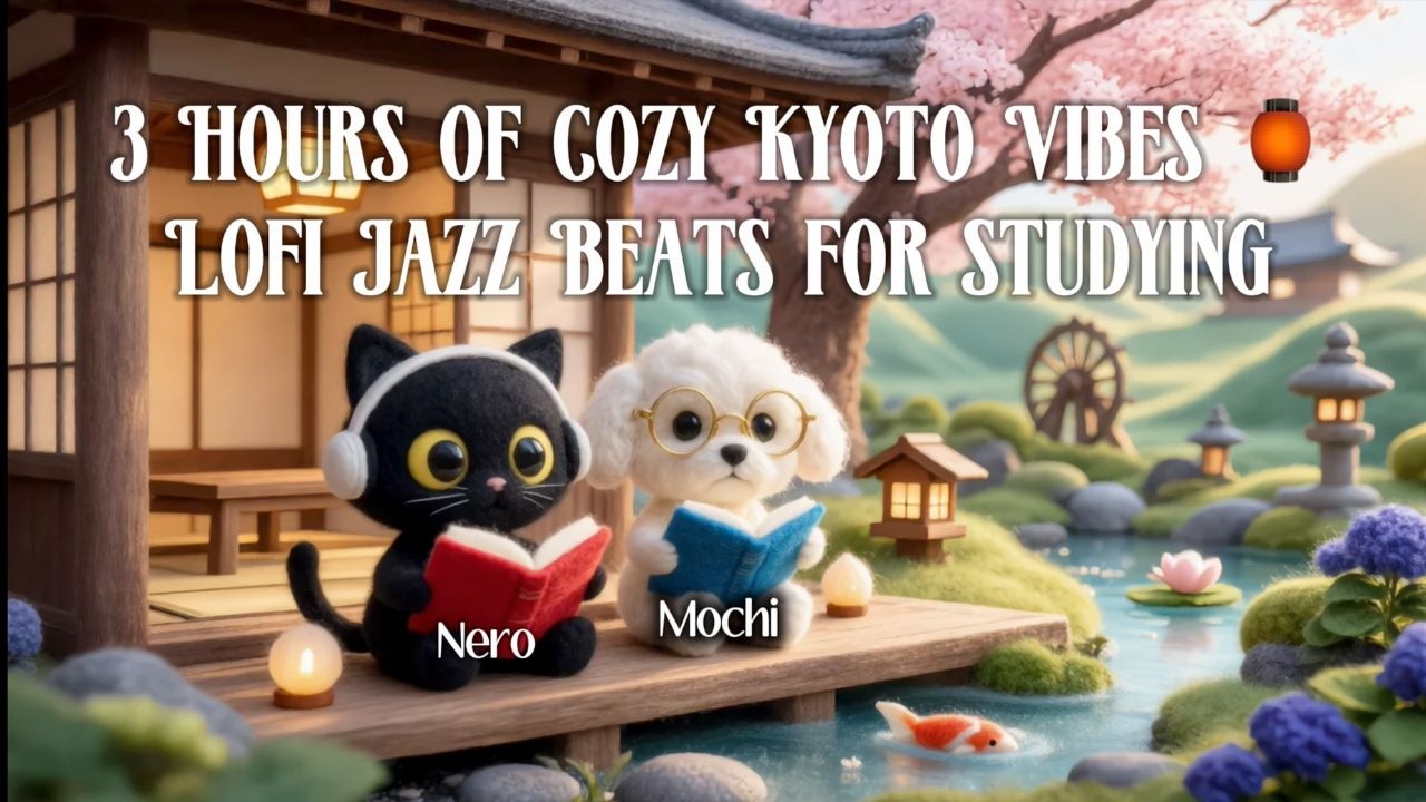 3 Hours of Cozy  Vibes  50/10 🏮 Lofi Jazz Beats for Studying