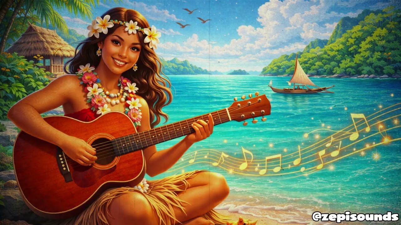 🌴🌊✨ Micronesia-Inspired Relaxing Instrumental Music • Tropical Calm & Ocean Vibes🌅🎧